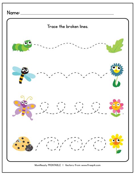 pre k tracing worksheets
